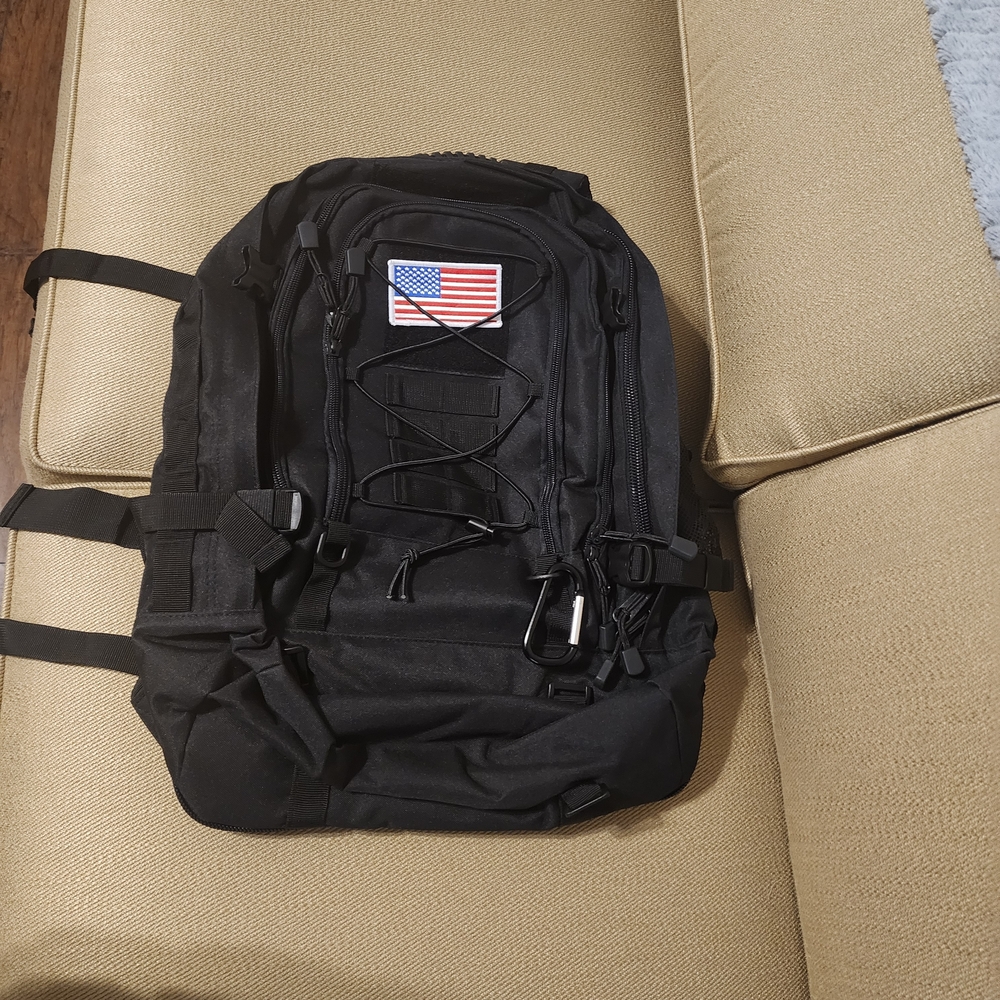 Savage Survival Black Military Tactical Backpack